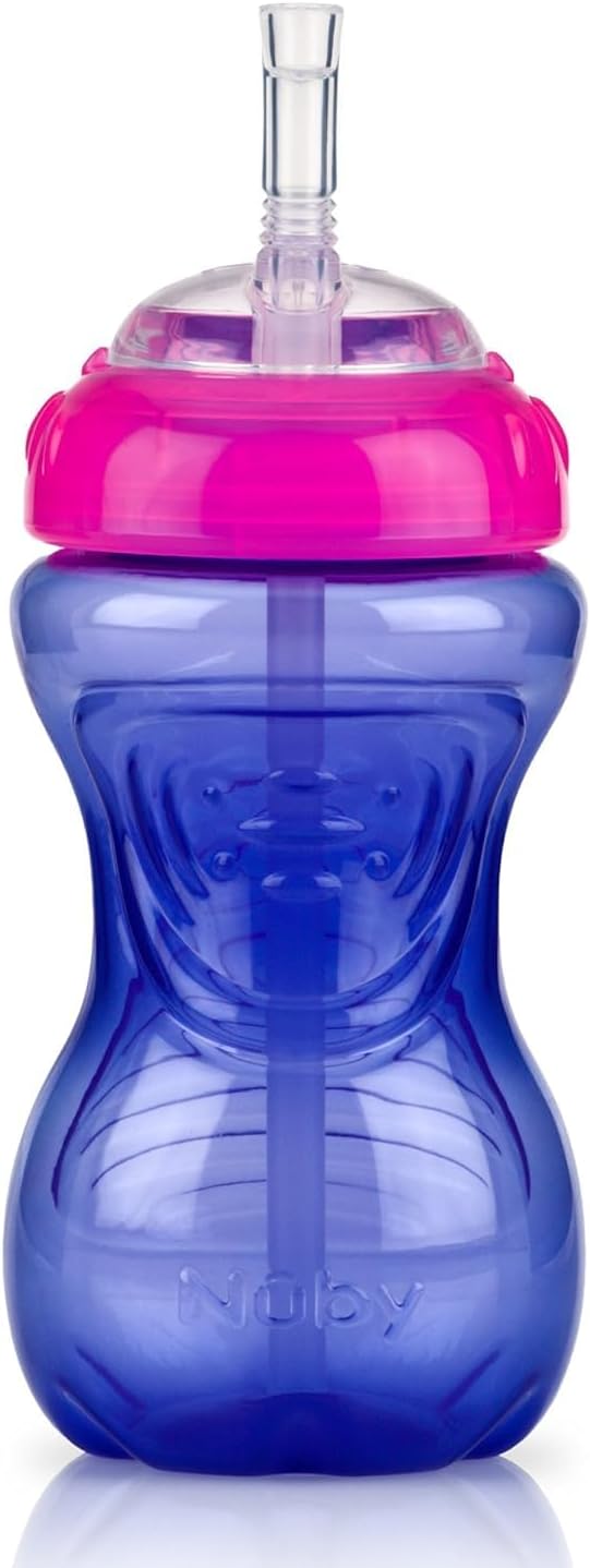 Tasse Antifuite avec Paille Flexible 300ml (3 Pack)