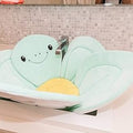 Coussin pour l'heure de bain en forme de tortue