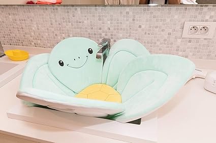 Coussin pour l'heure de bain en forme de tortue
