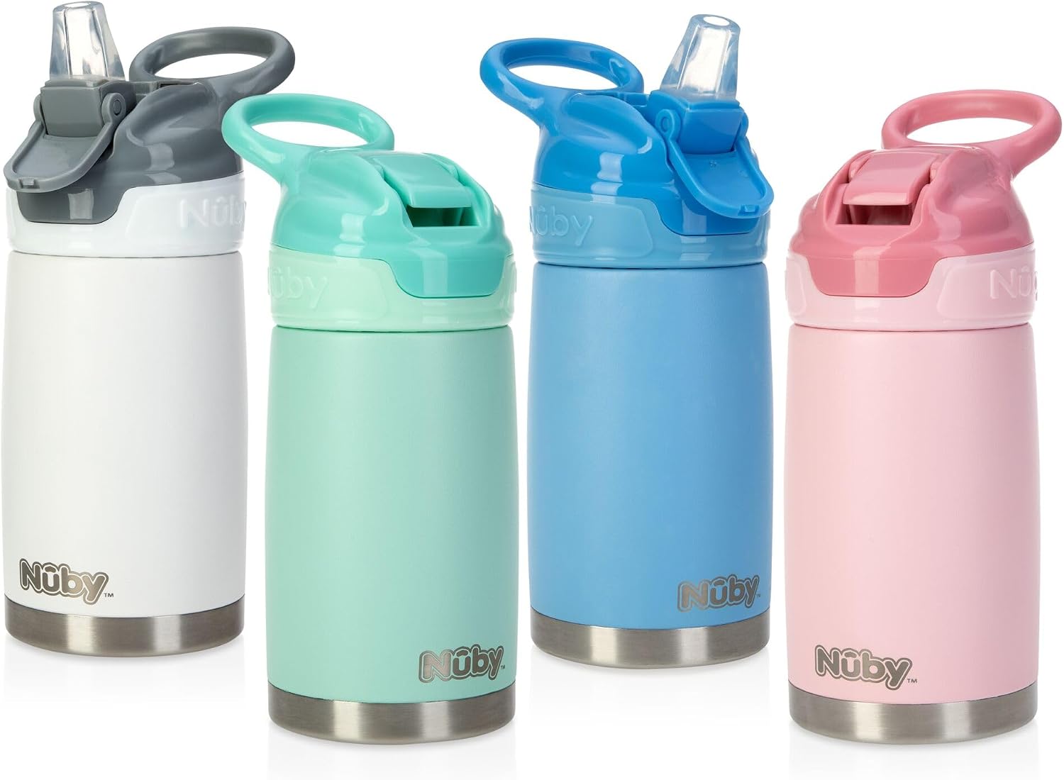 Isolierte Reflex Flip-it Trinkflasche aus Edelstahl | Türkis