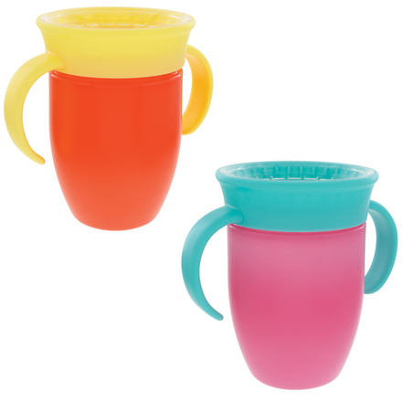Nuby Tasse 360° antifuite 210ml (2 Pack)