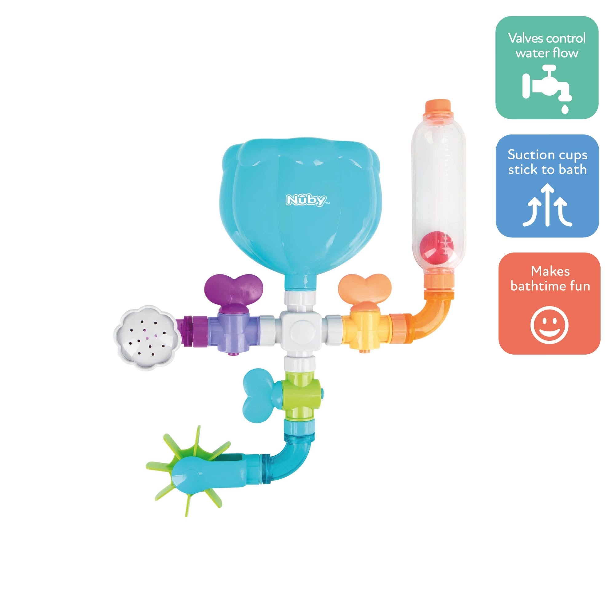 Wacky Waterworks – Jouet de bain avec ventouse